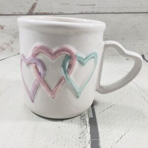Mary Kay Cosmetics Mug 3 Hearts Coffee Tea Cup